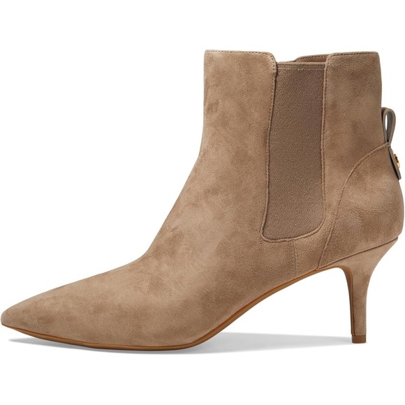 NWB: COLE HAAN Go-To-Park Suede Ankle Boots Irish Coffee Light Brown Size 7.5 - Picture 2 of 10